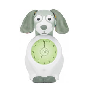 Davy de hond slaaptrainer met uurwerk - groen