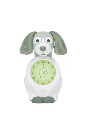 Davy de hond slaaptrainer met uurwerk - groen