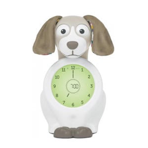 Davy de hond slaaptrainer met uurwerk - beige
