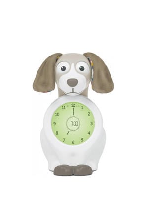 Davy de hond slaaptrainer met uurwerk - beige
