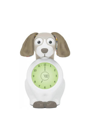 Davy de hond slaaptrainer met uurwerk - beige