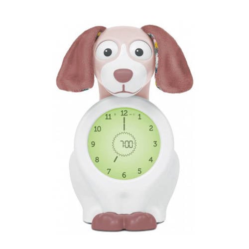 Zazu Davy de hond slaaptrainer met uurwerk - roze afbeelding