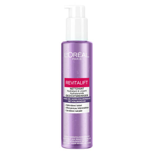 L'Oréal Paris Revitalift Filler [+Hyaluronic Acid] Gel Cleanser gezichtsreiniger - 150 ml afbeelding