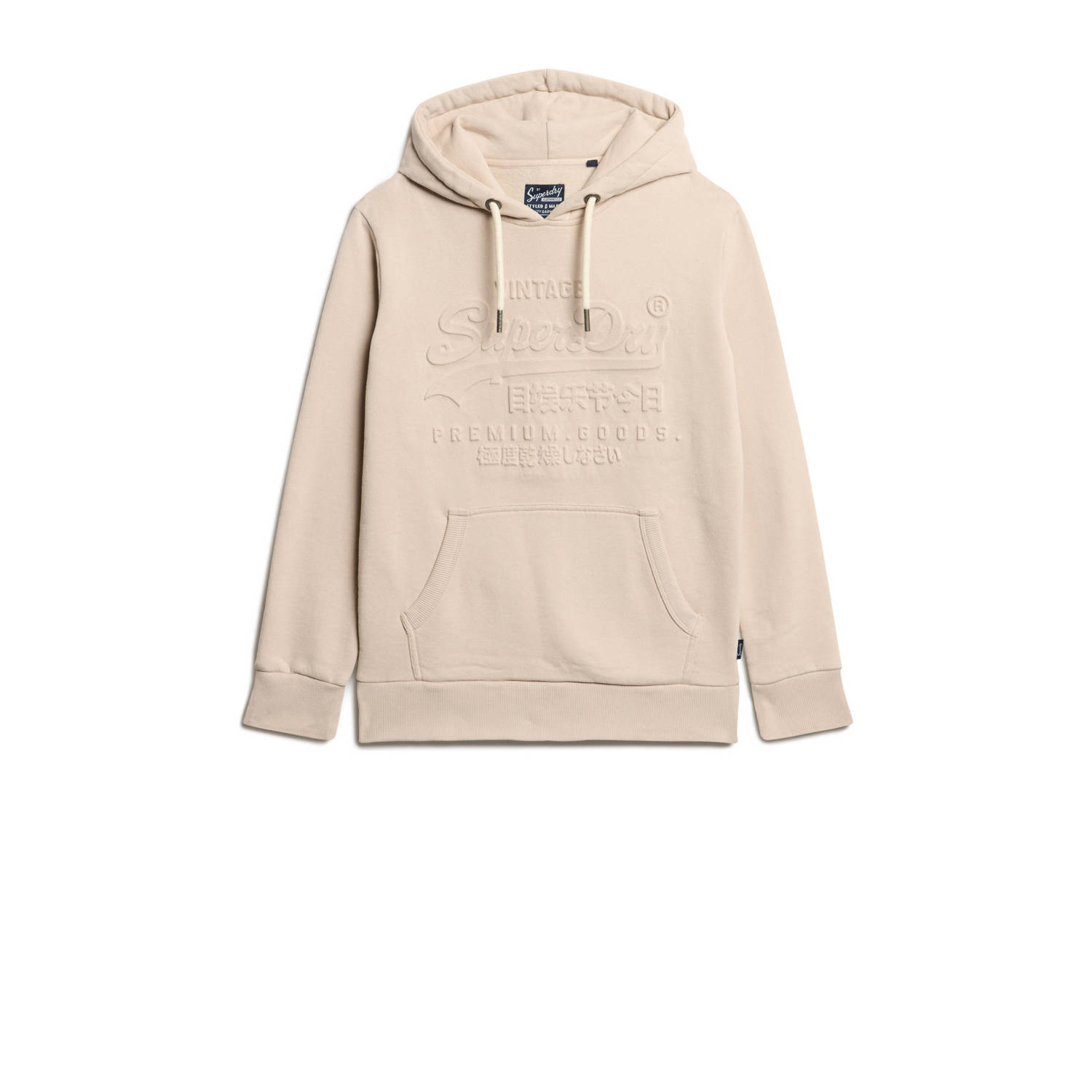 Superdry Embossed Vintage Logo Graphic Hoodie Heren