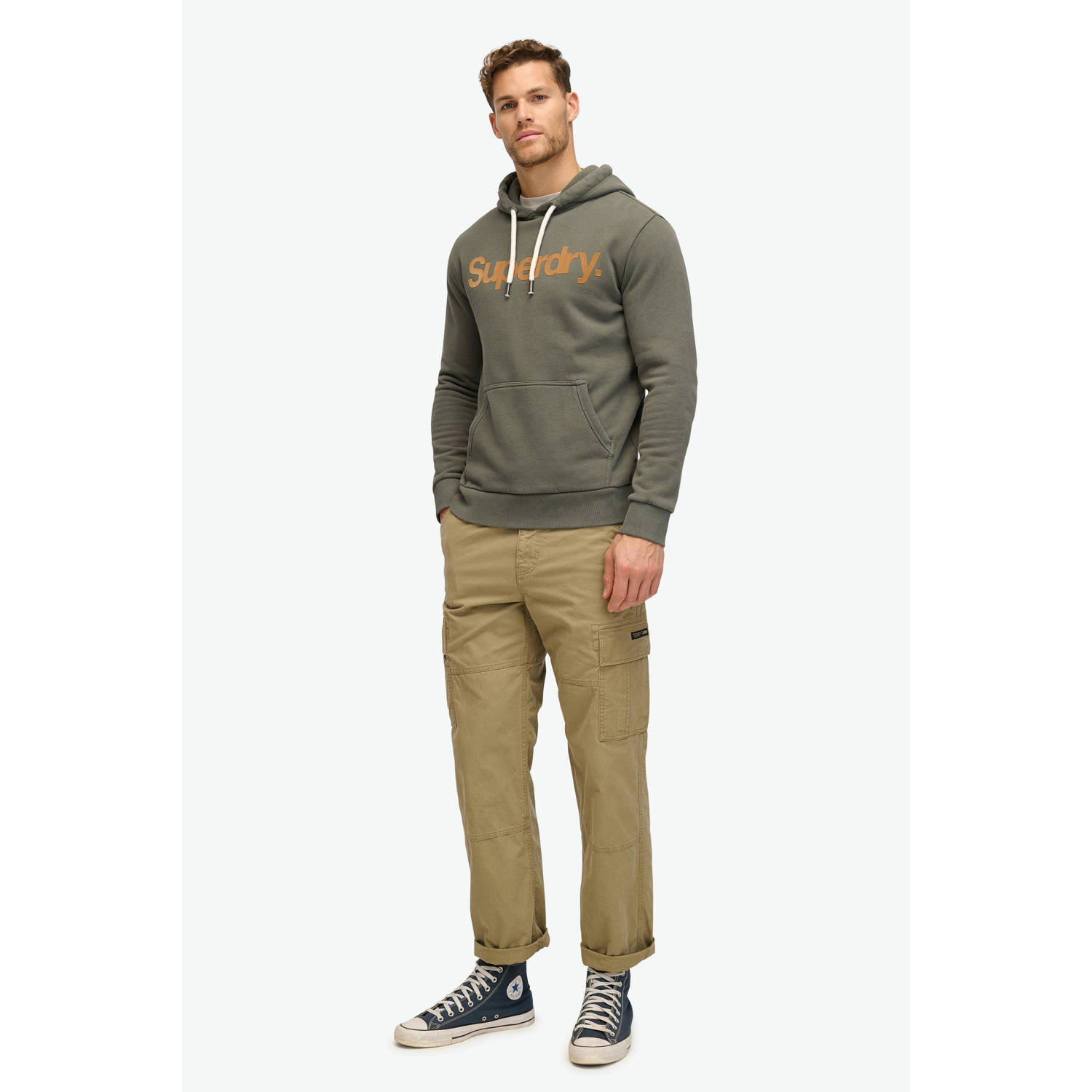 Superdry hoodie kaki