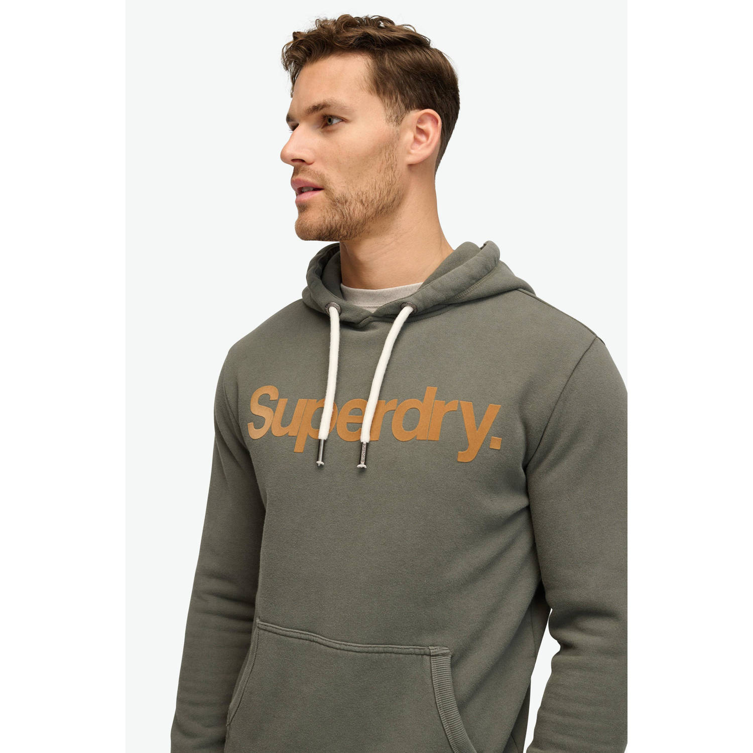 Superdry hoodie kaki