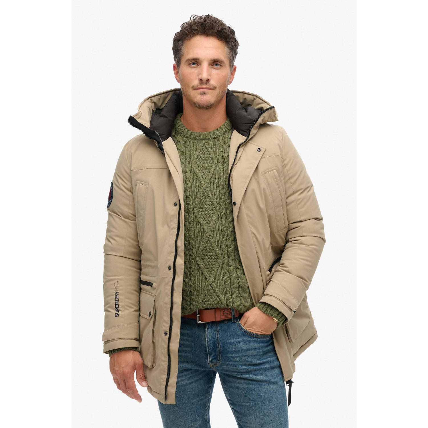 Superdry parka City beige