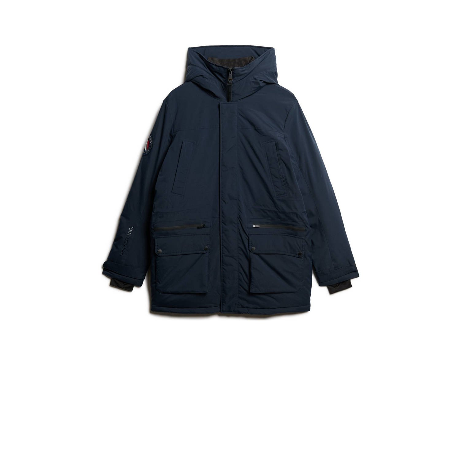 Superdry parka City donkerblauw