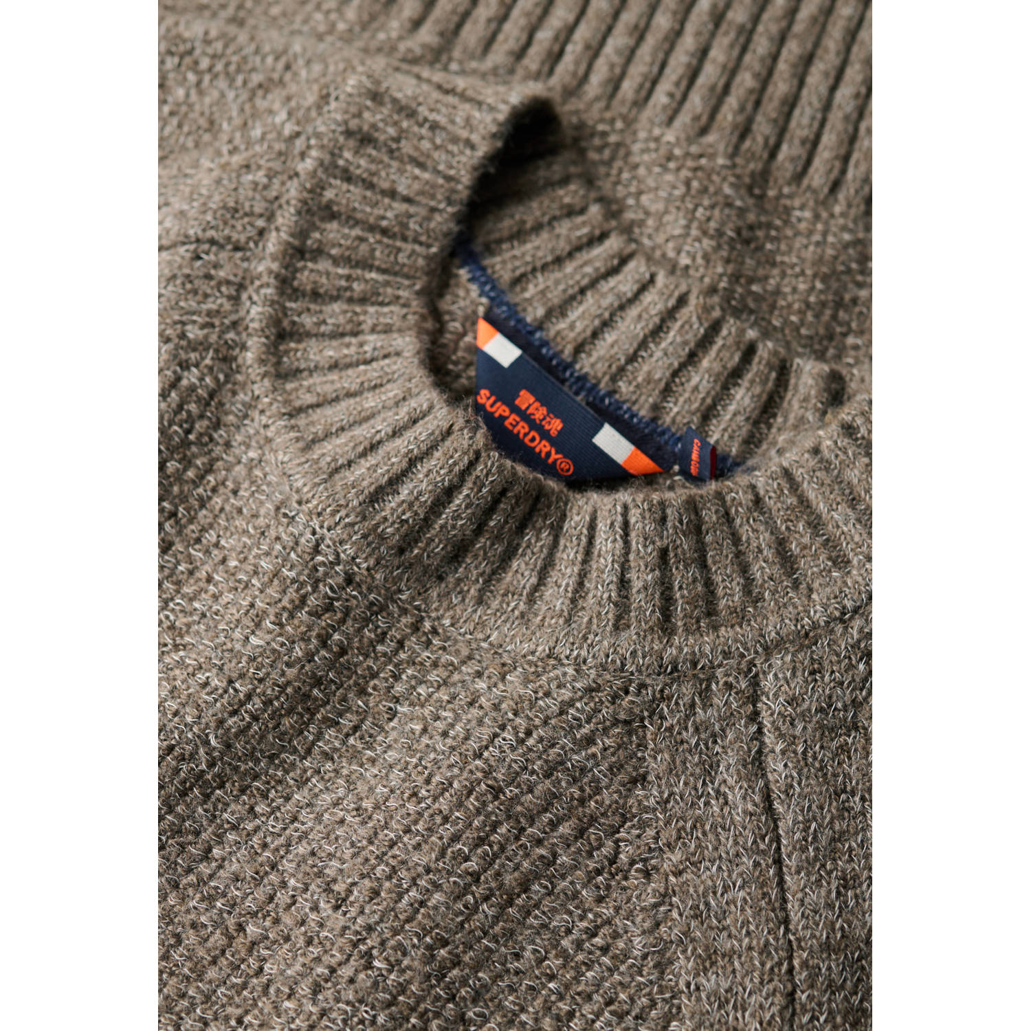 Superdry gebreide trui bruin