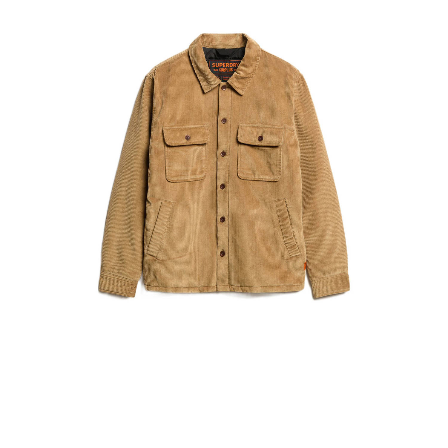 Superdry corduroy overshirt Surplus camel