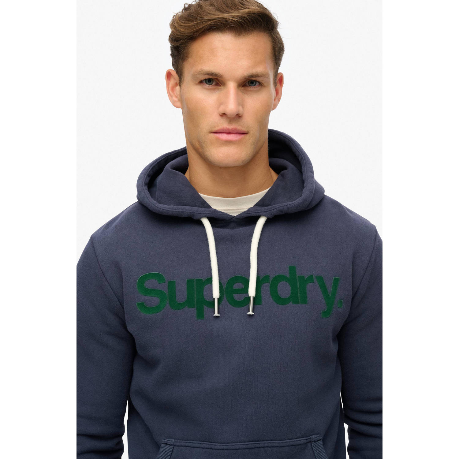 Superdry hoodie donkerblauw