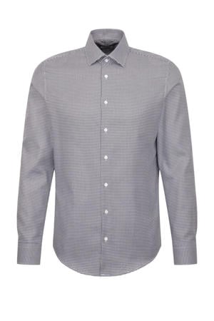 casual overhemd donkerblauw