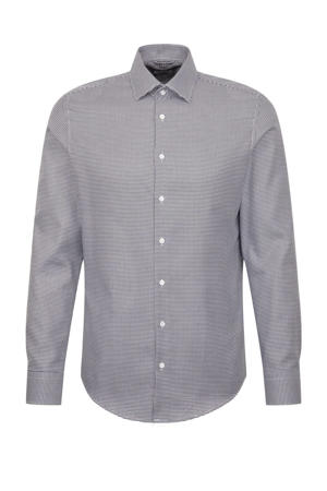casual overhemd donkerblauw