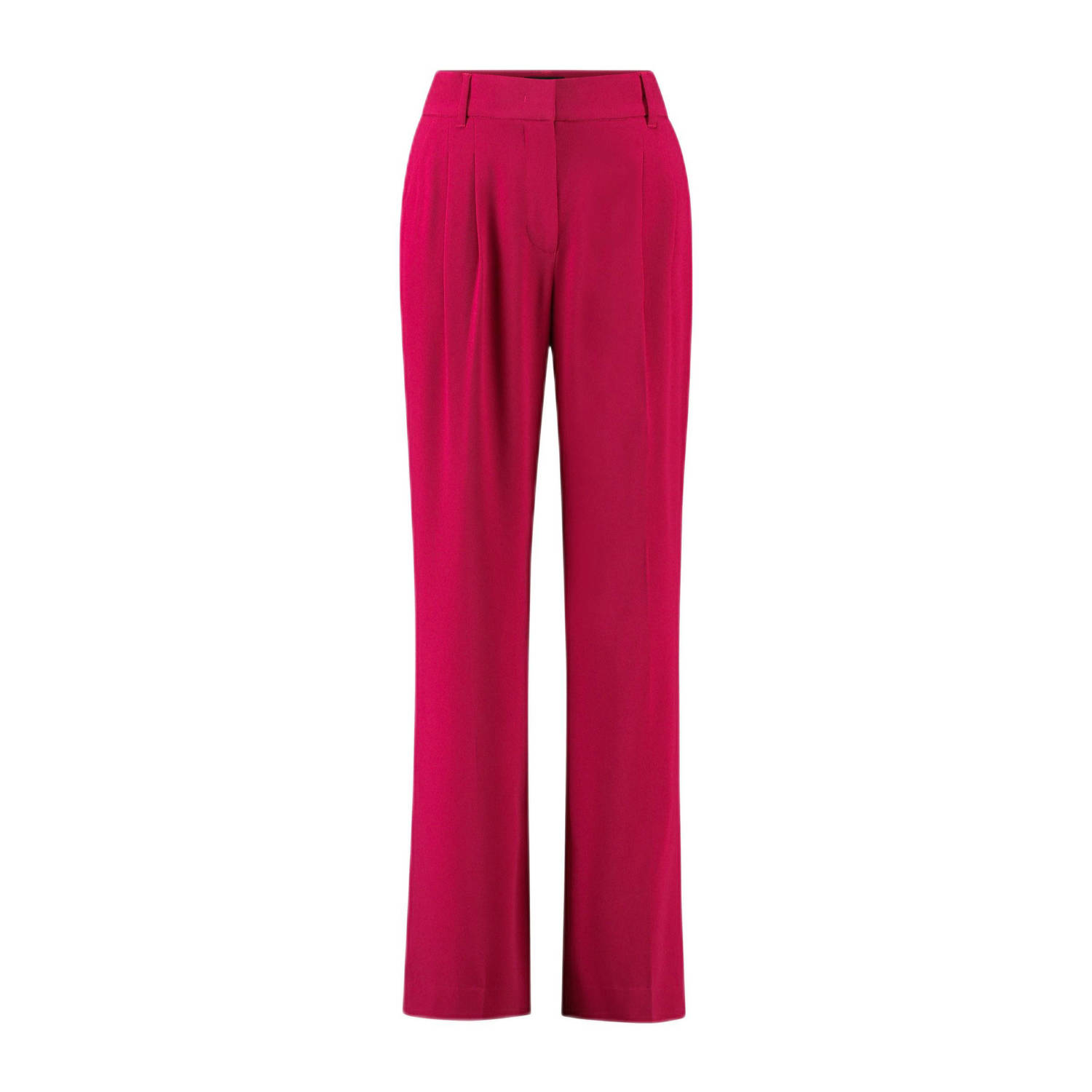 Claudia Sträter wide leg broek rood