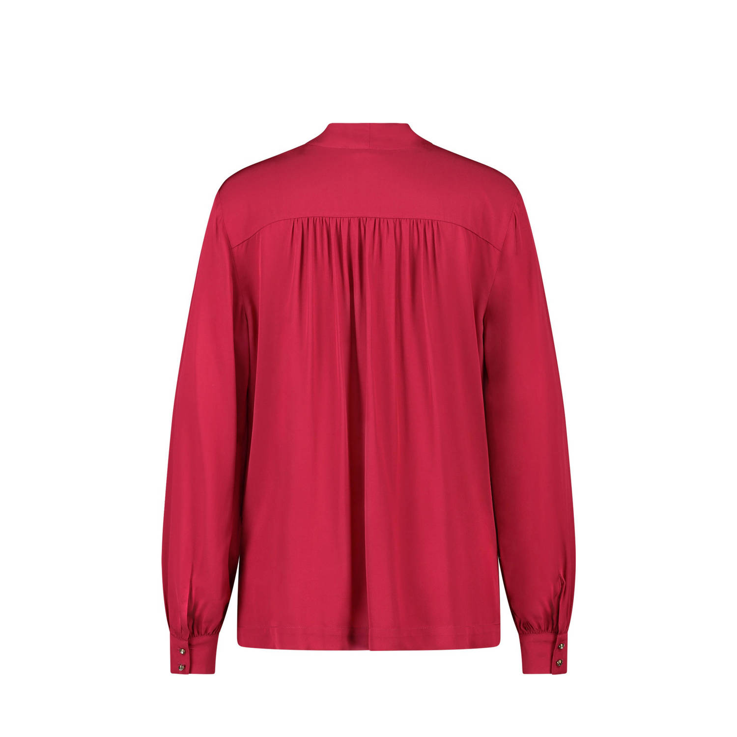 Claudia Sträter geweven blouse roze