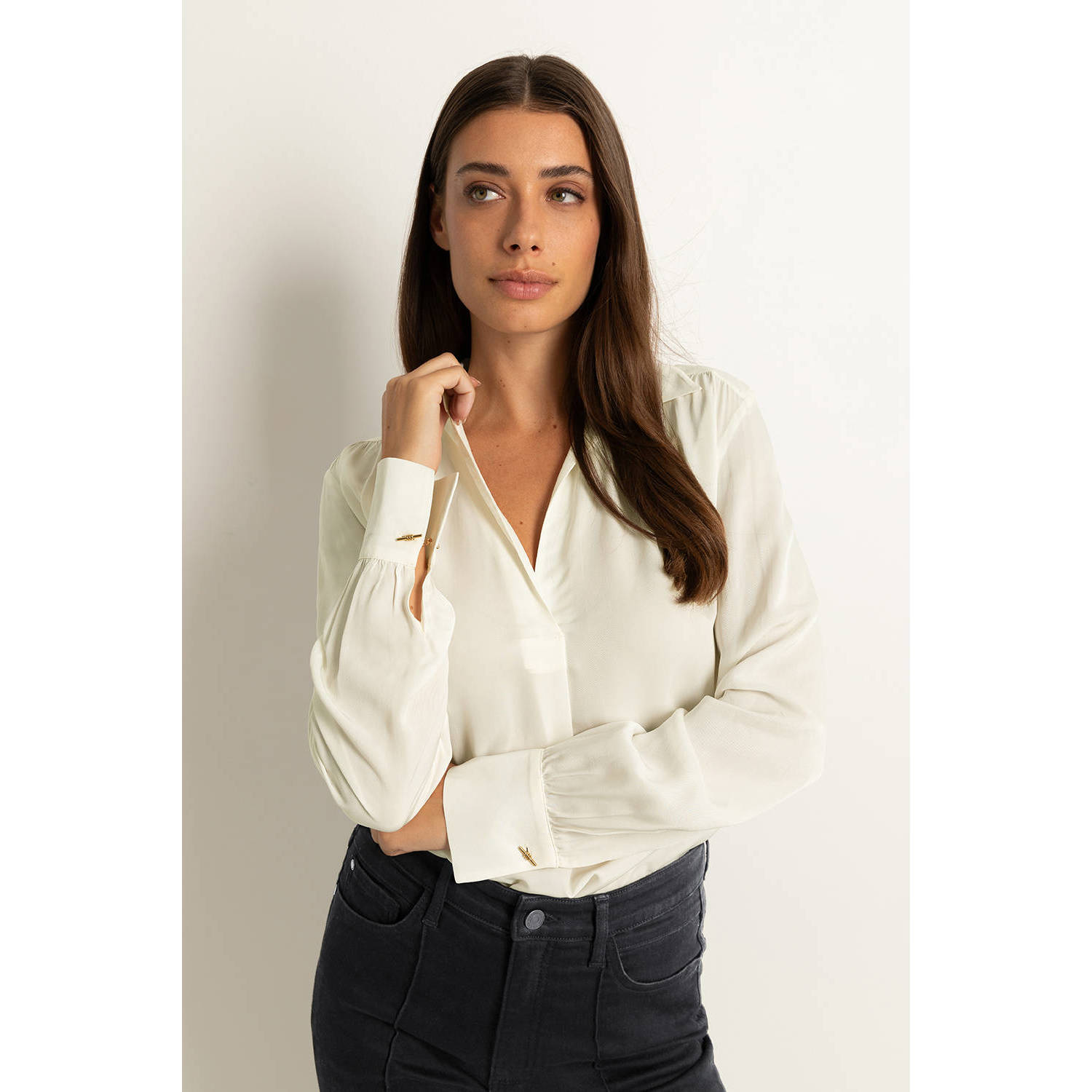 Claudia Sträter geweven blouse