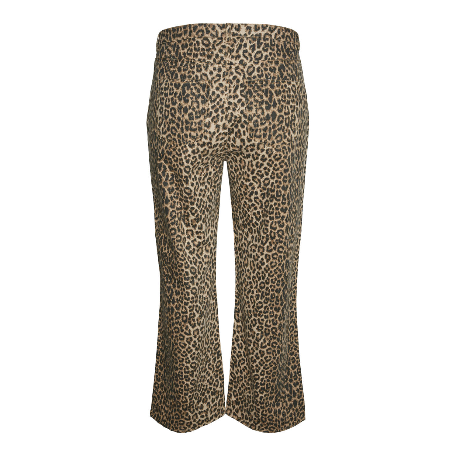 VERO MODA CURVE wide leg jeans VMCTESSA met panterprint