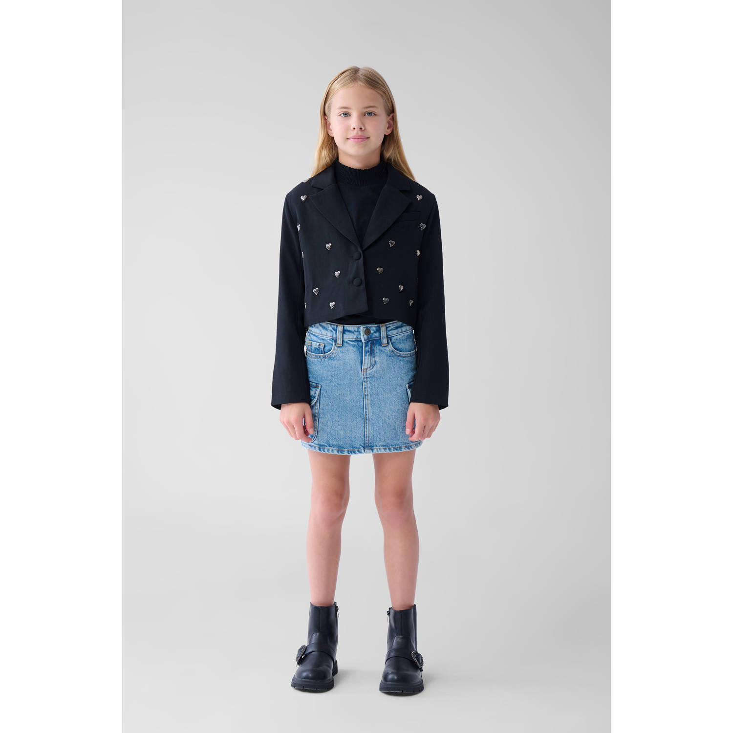 Shoeby jasje zwart zilver