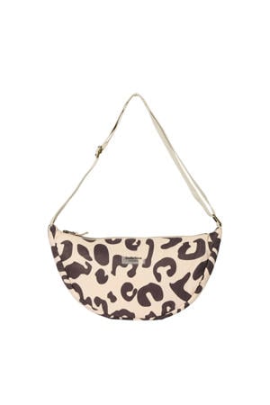 crossbody tas Holy Cow Puffy ecru/zwart