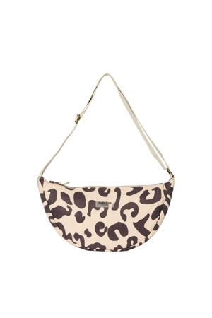 crossbody tas Holy Cow Puffy ecru/zwart