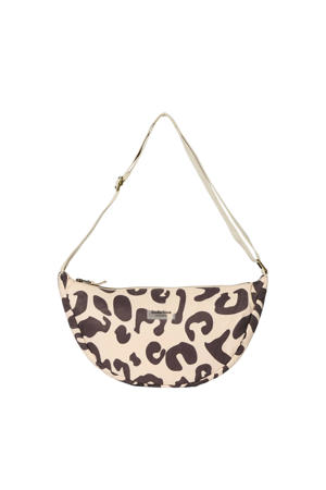 crossbody tas Holy Cow Puffy ecru/zwart