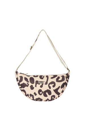 crossbody tas Holy Cow Puffy ecru/zwart