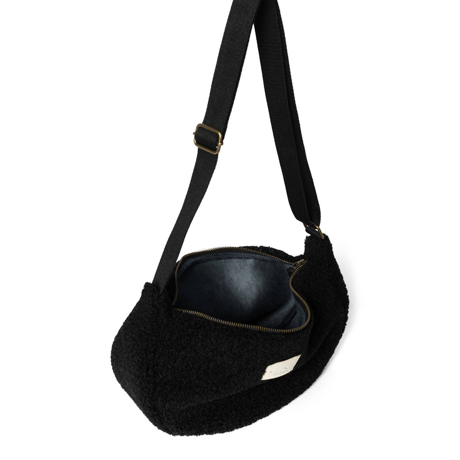 Studio Noos crossbody tas Teddy zwart