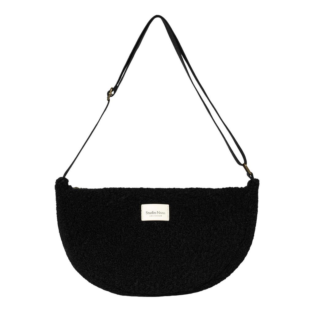 Studio Noos crossbody tas Teddy zwart