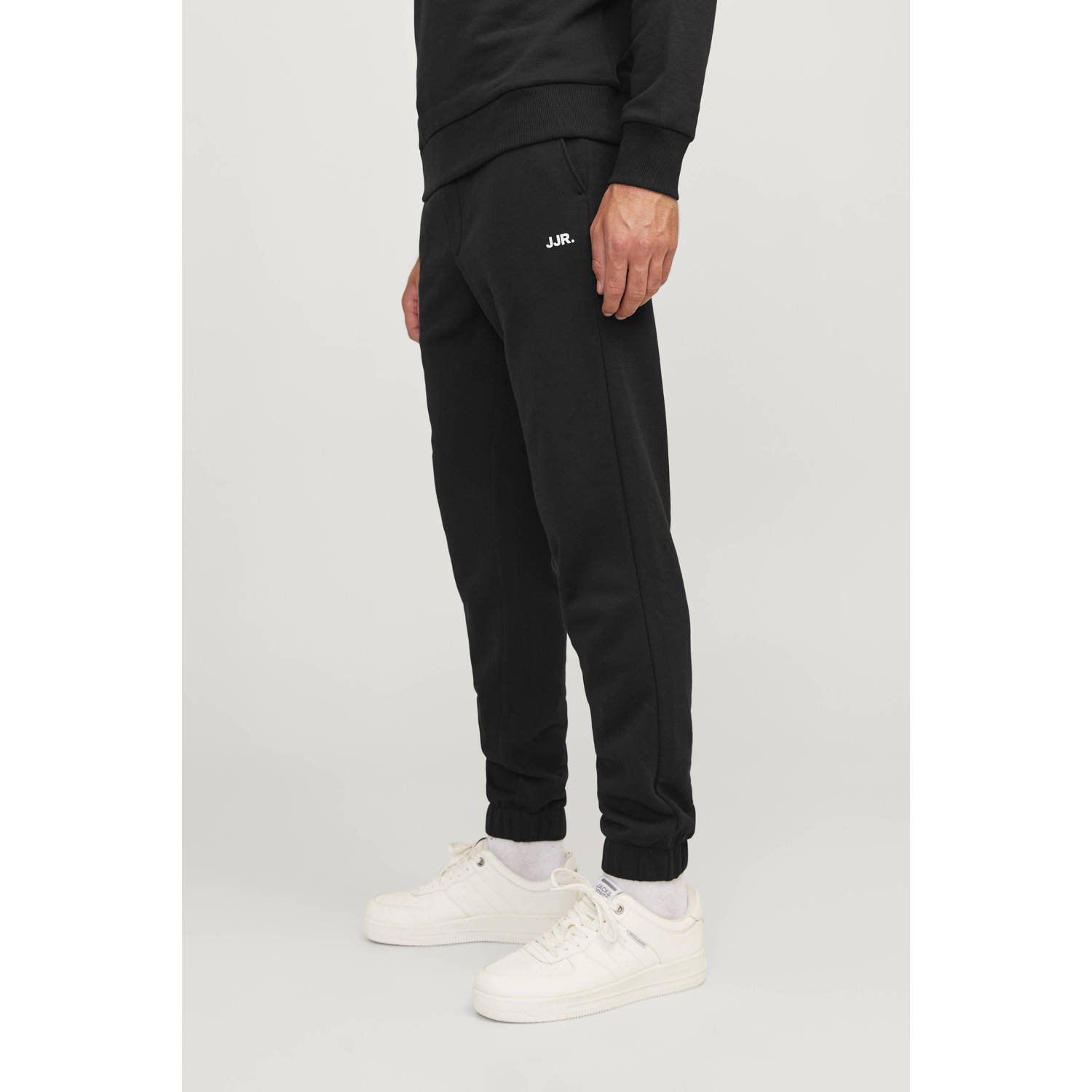 JJ REBEL regular fit joggingbroek JREBGORM zwart