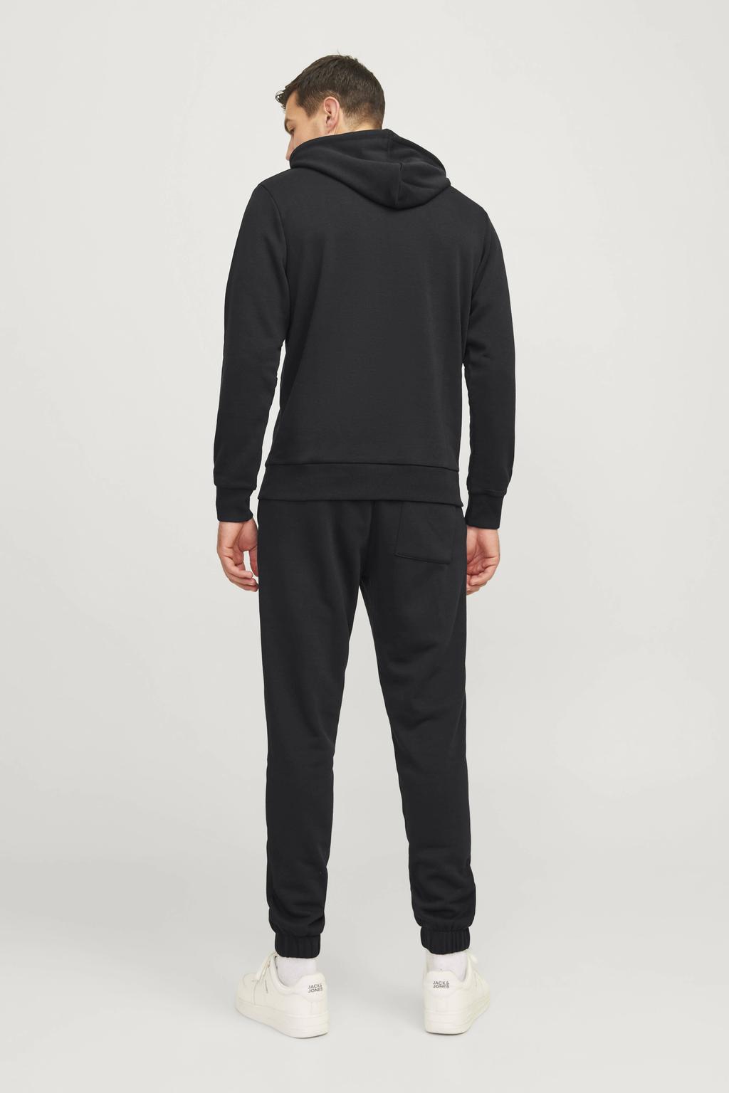 JJ REBEL regular fit joggingbroek JREBGORM zwart