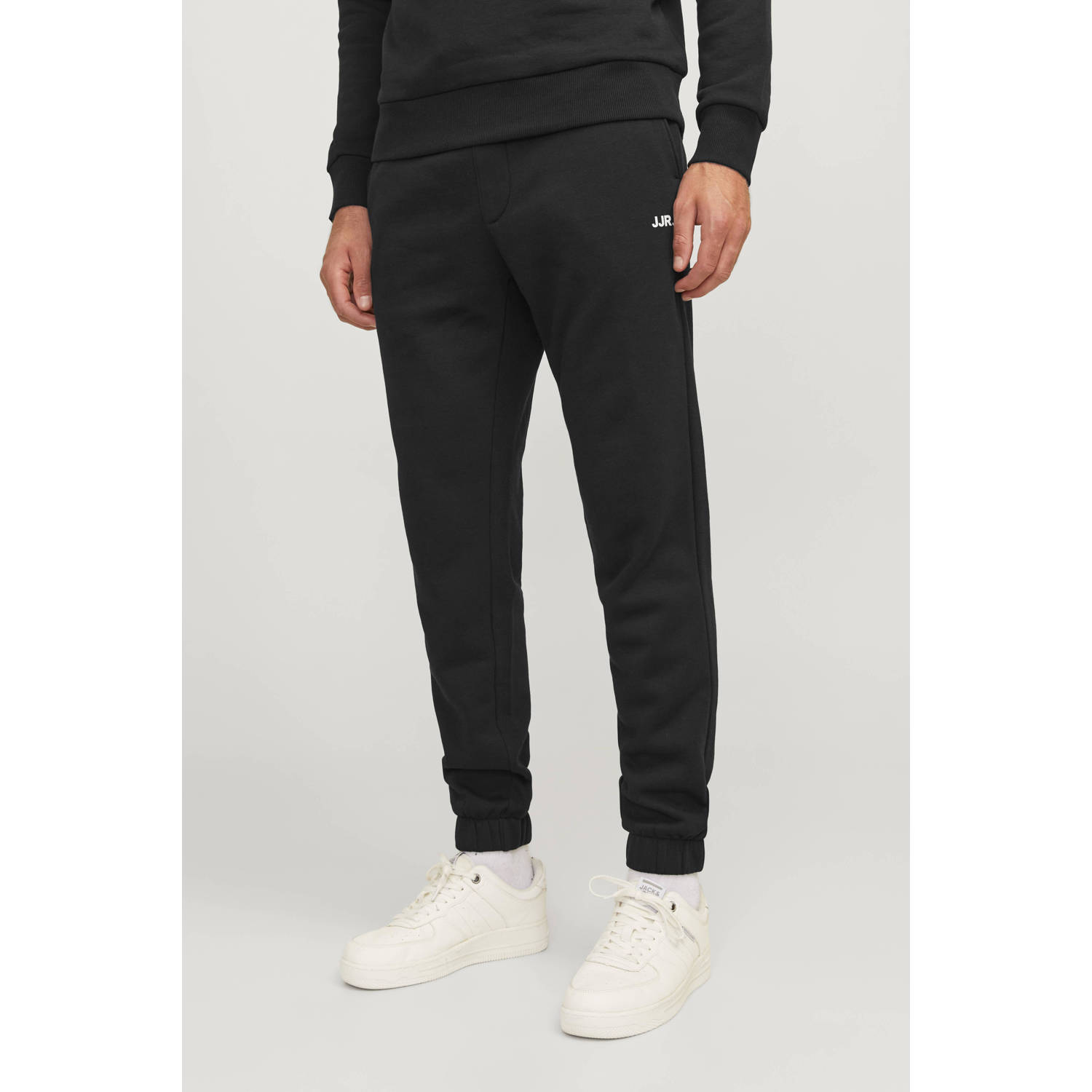 JJ REBEL regular fit joggingbroek JREBGORM zwart