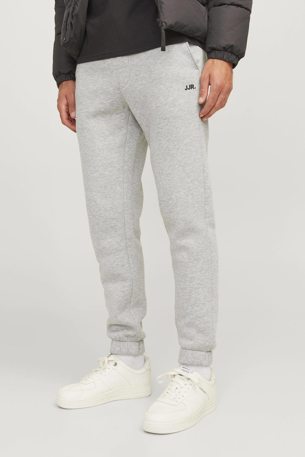 JJ REBEL regular fit joggingbroek JREBGORM grijs