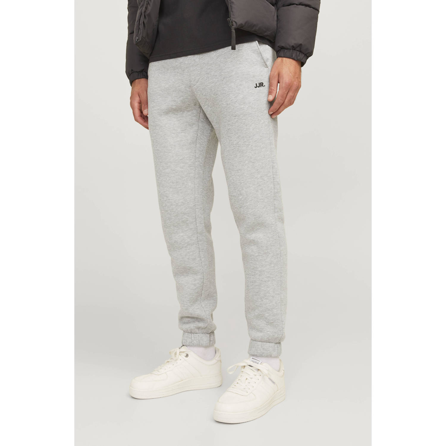 JJ REBEL regular fit joggingbroek JREBGORM grijs