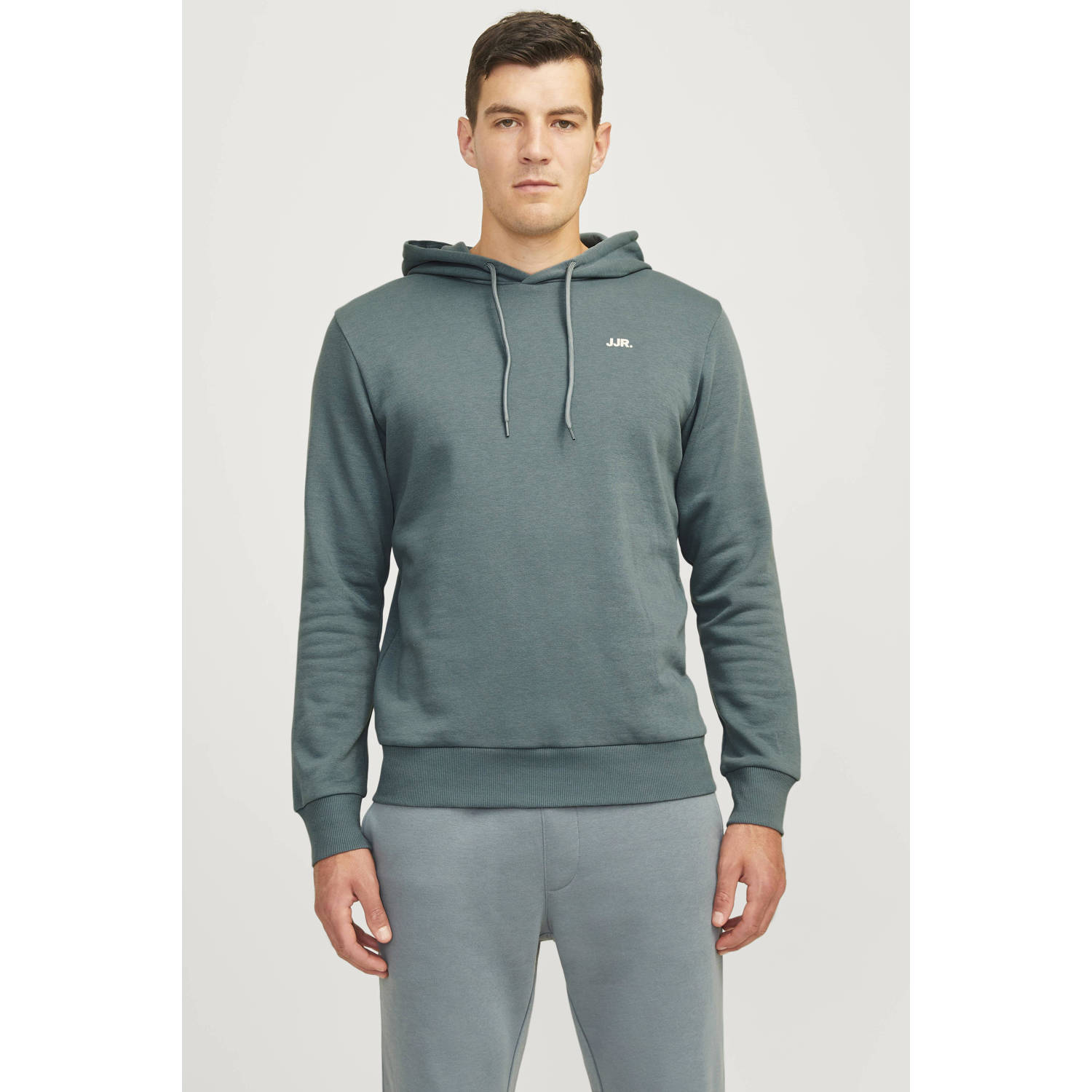 JJ REBEL hoodie JREBREBEL blauw
