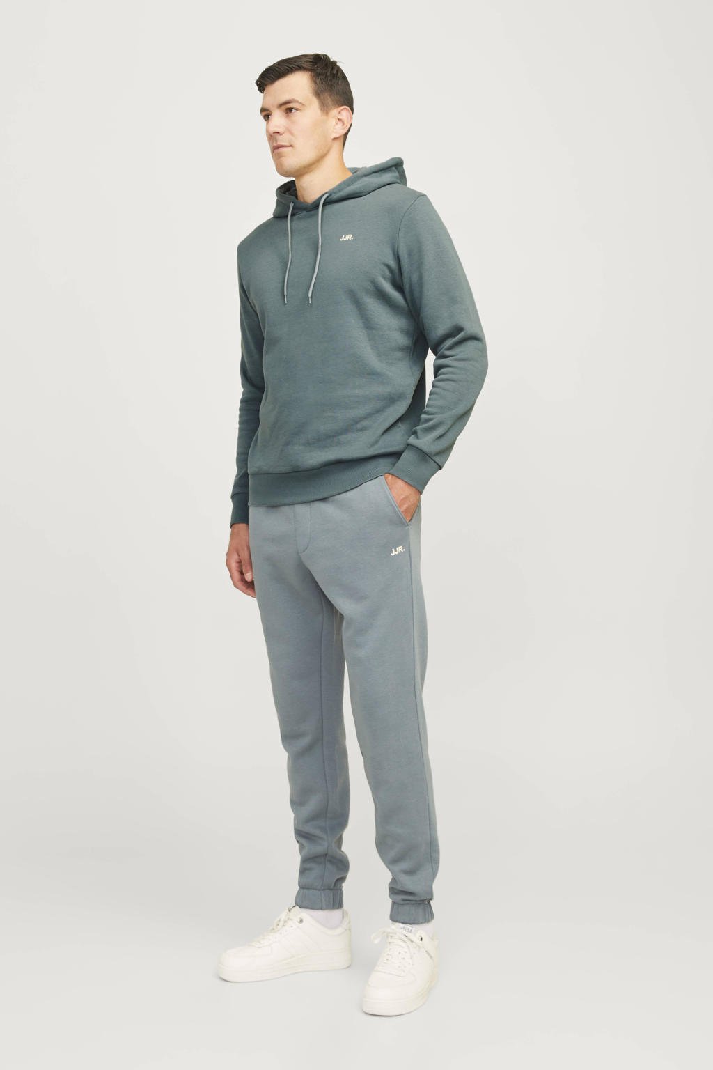 JJ REBEL hoodie JREBREBEL blauw