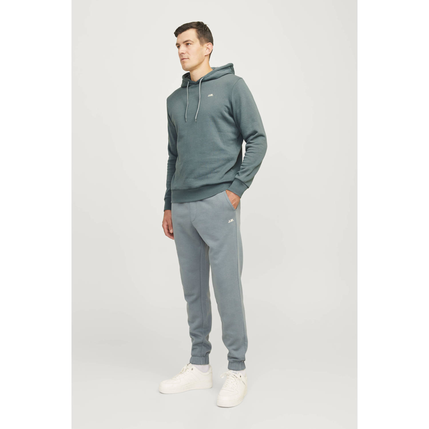 JJ REBEL hoodie JREBREBEL blauw