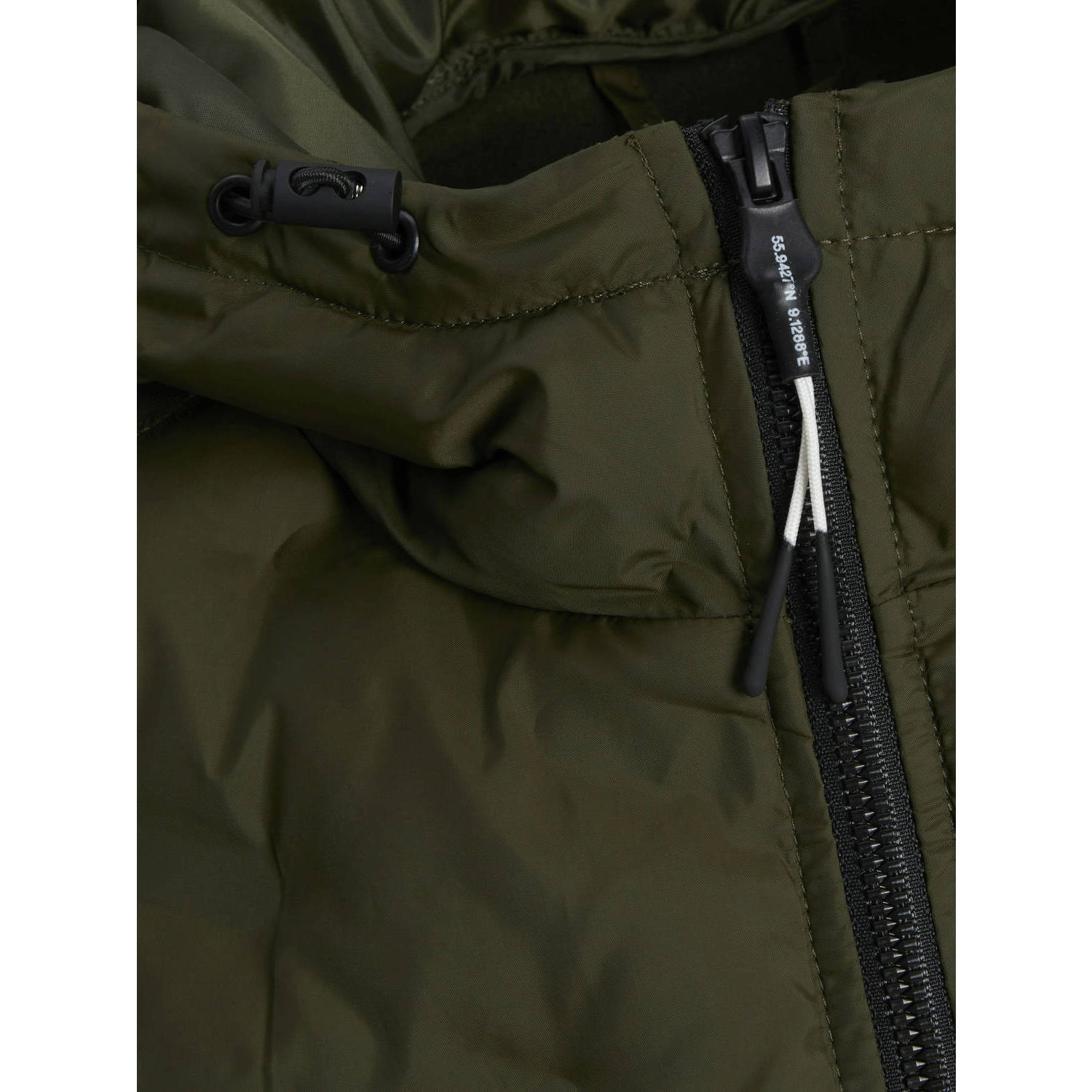 JACK & JONES CORE gewatteerde jas JCOHEAT HYBRID met logo