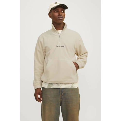 JACK & JONES ORIGINALS fleece fleecetrui ecru afbeelding