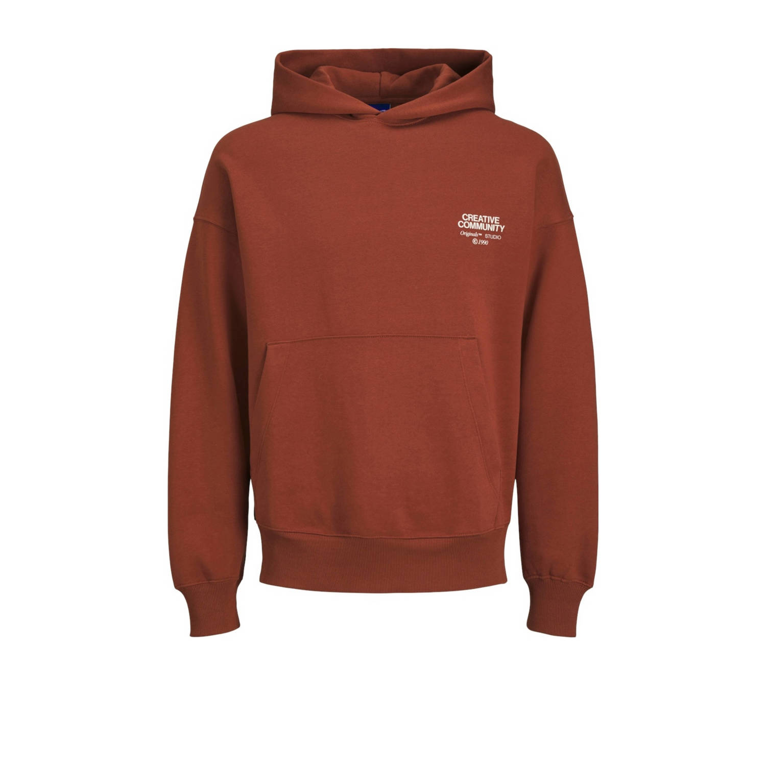 JACK & JONES ORIGINALS hoodie JORNOHO brandy brown