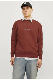 thumbnail: JACK & JONES ORIGINALS sweater JORVESTERBRO met printopdruk brandy brown