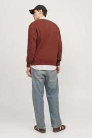 thumbnail: JACK & JONES ORIGINALS sweater JORVESTERBRO met printopdruk brandy brown
