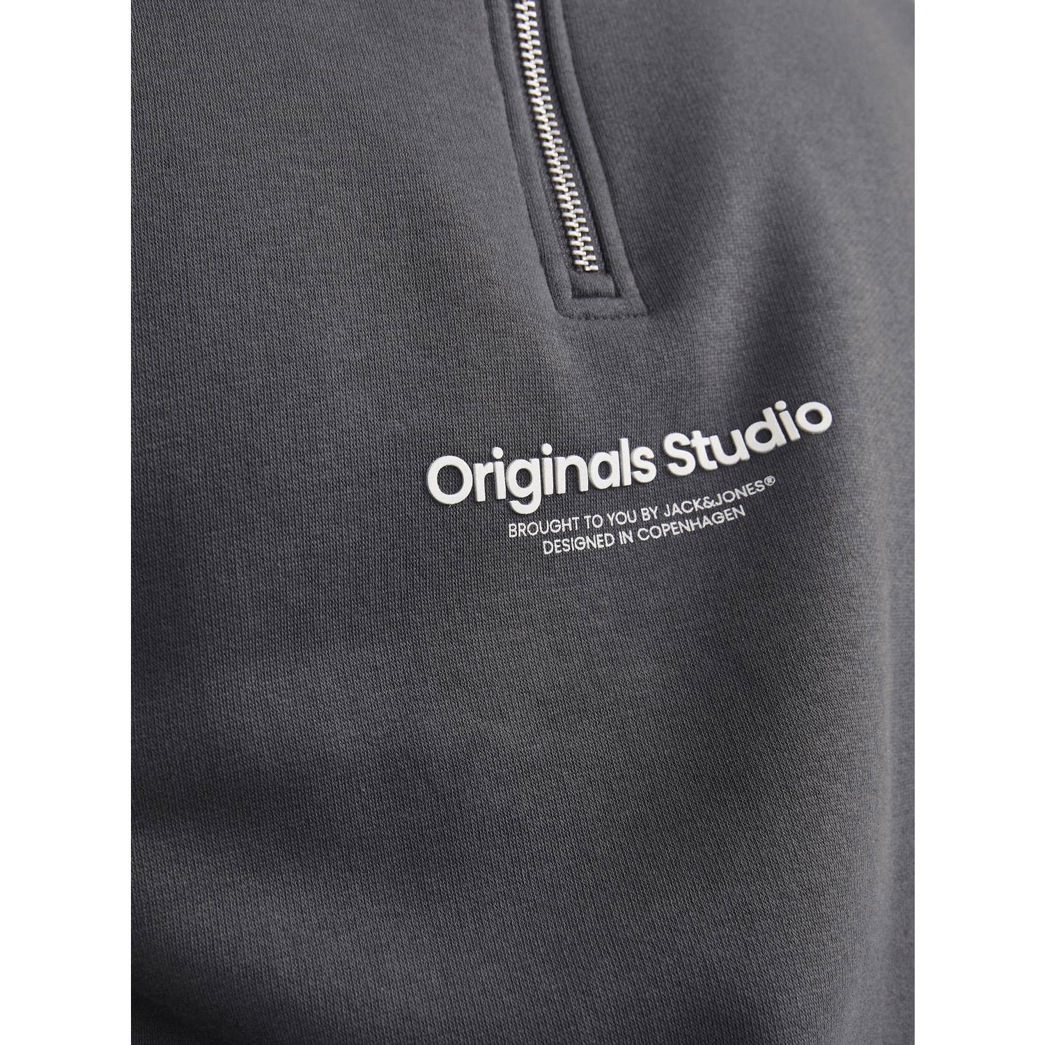 JACK & JONES ORIGINALS sweater JORVESTERBRO met printopdruk iron gate