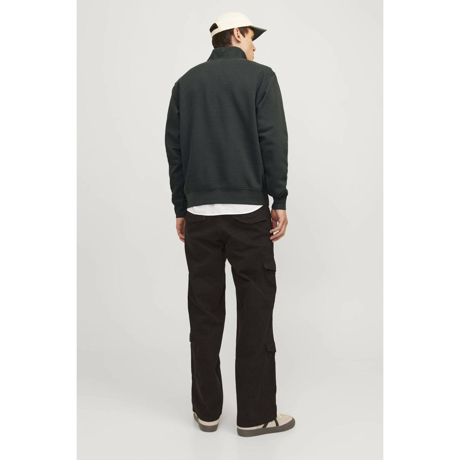 JACK & JONES ORIGINALS sweater JORVESTERBRO met printopdruk forest river