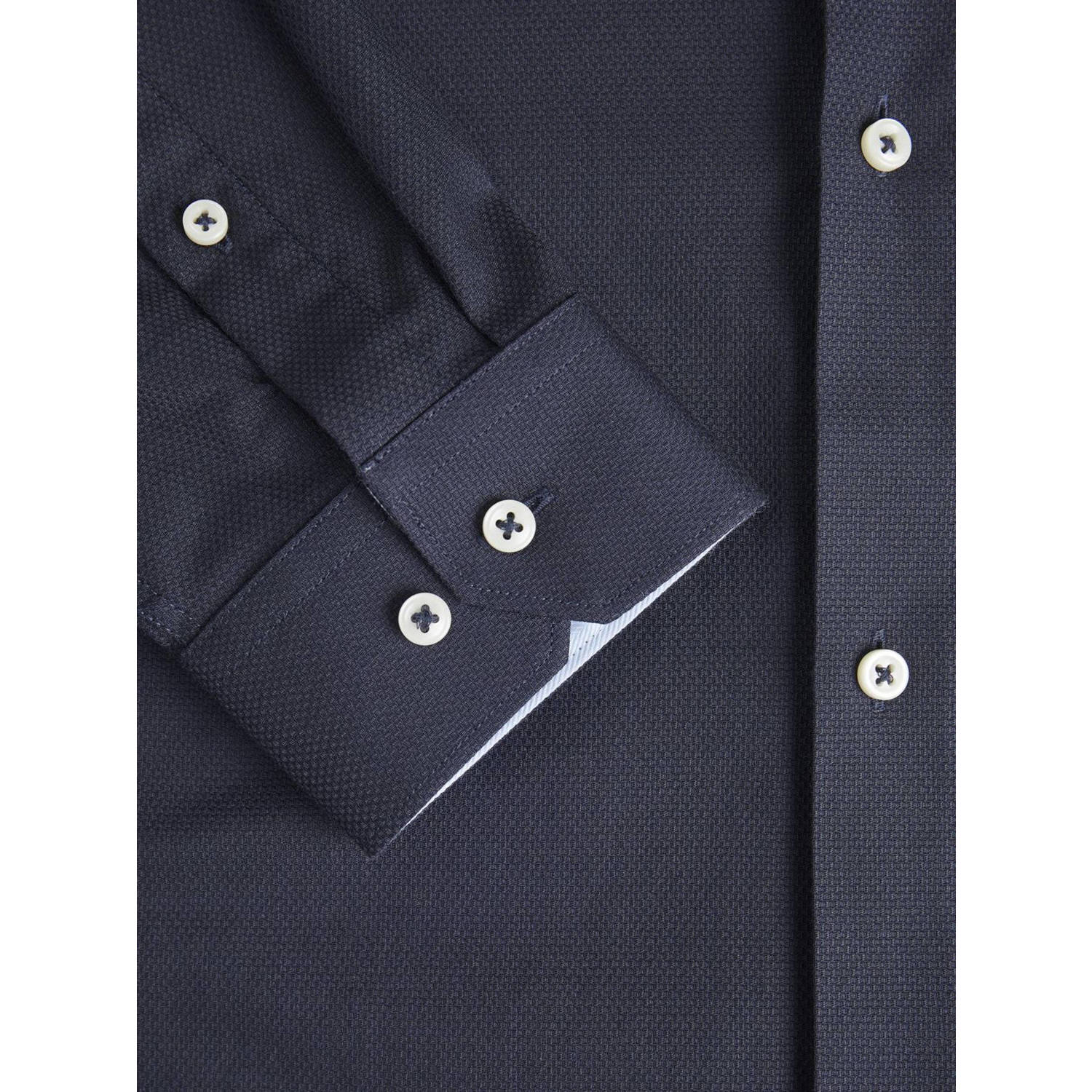 JACK & JONES PREMIUM slim fit overhemd JPRBLAPARKER night sky