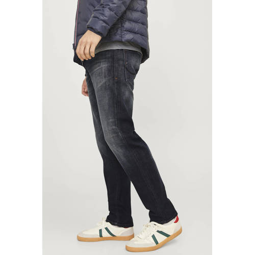 JACK & JONES JEANS INTELLIGENCE tapered fit jeans JJIMIKE JJCADE blue denim afbeelding