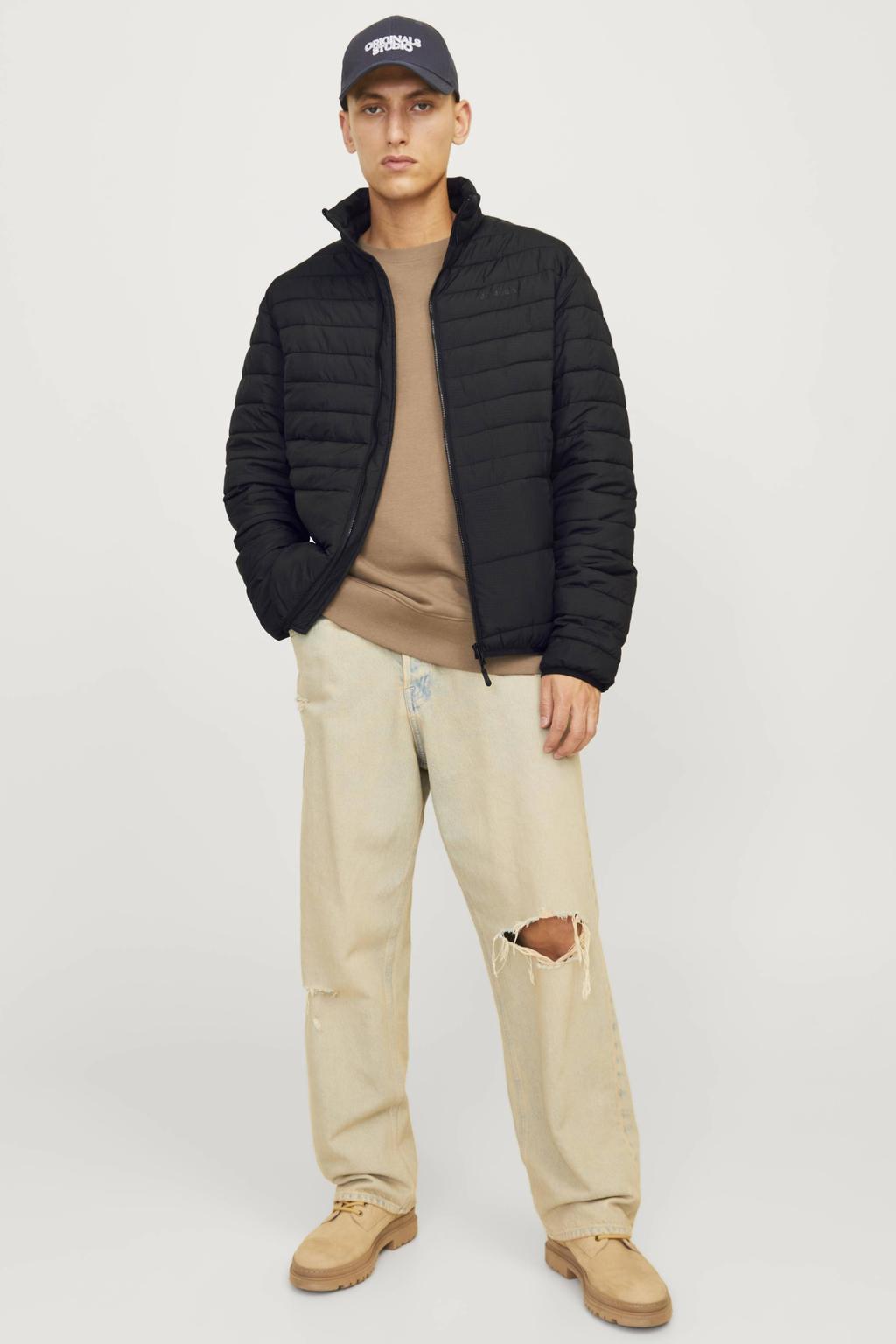 JACK & JONES ESSENTIALS jas JJESTATE zwart