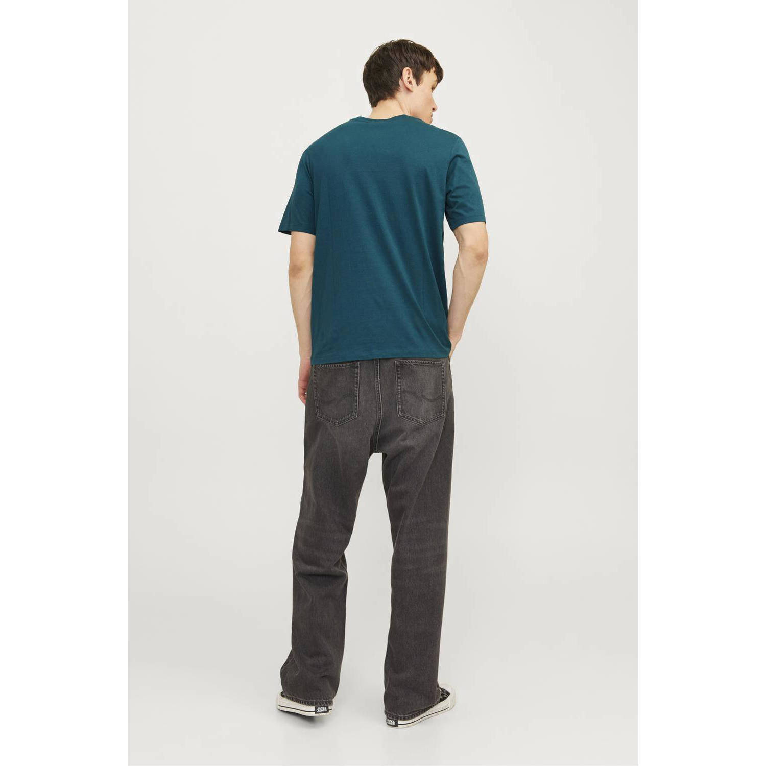 JACK & JONES ESSENTIALS regular fit T-shirt JJECORP met printopdruk