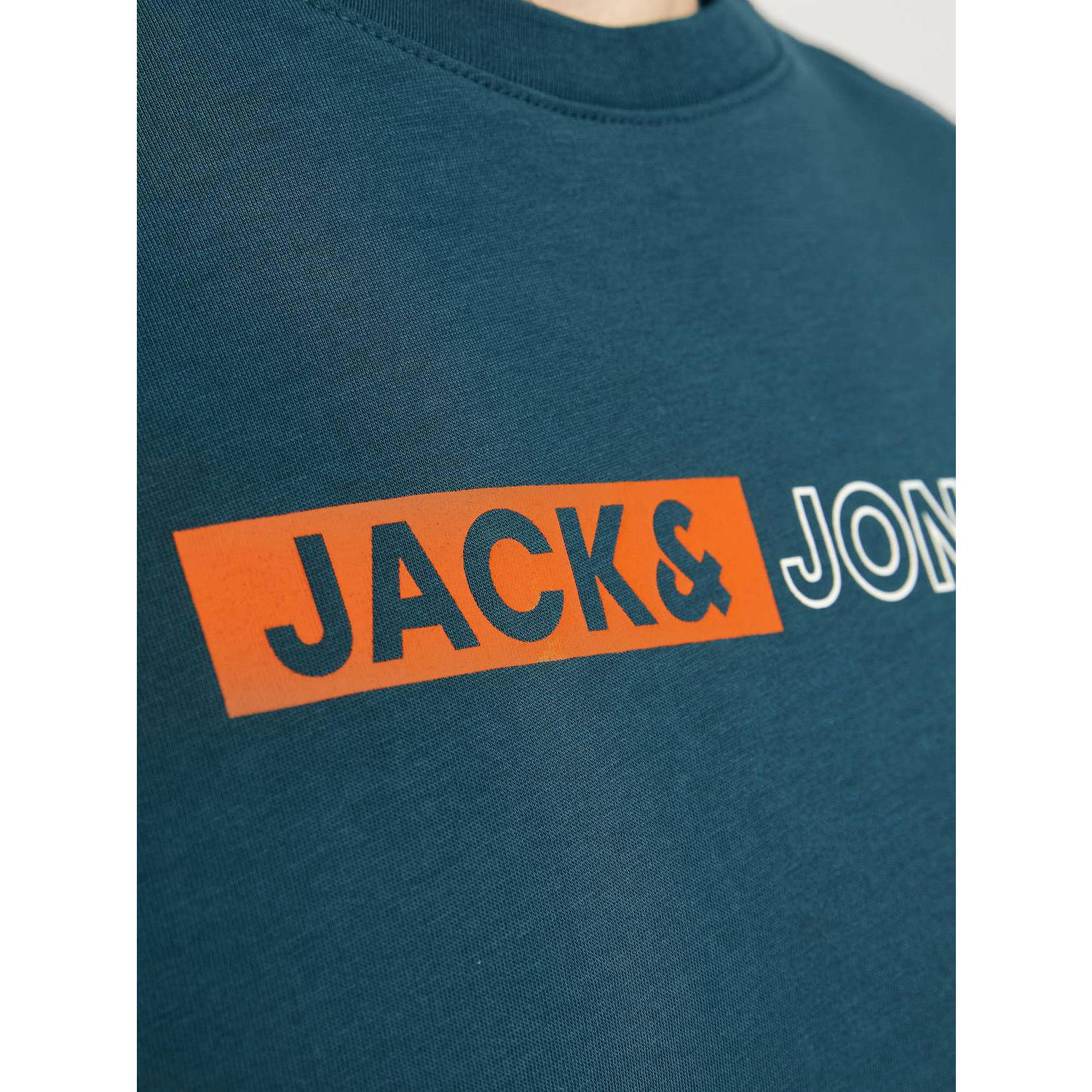 JACK & JONES ESSENTIALS regular fit T-shirt JJECORP met printopdruk