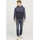JACK & JONES JEANS INTELLIGENCE regular fit jeans JJICLARK JJORIGINAL blue denim