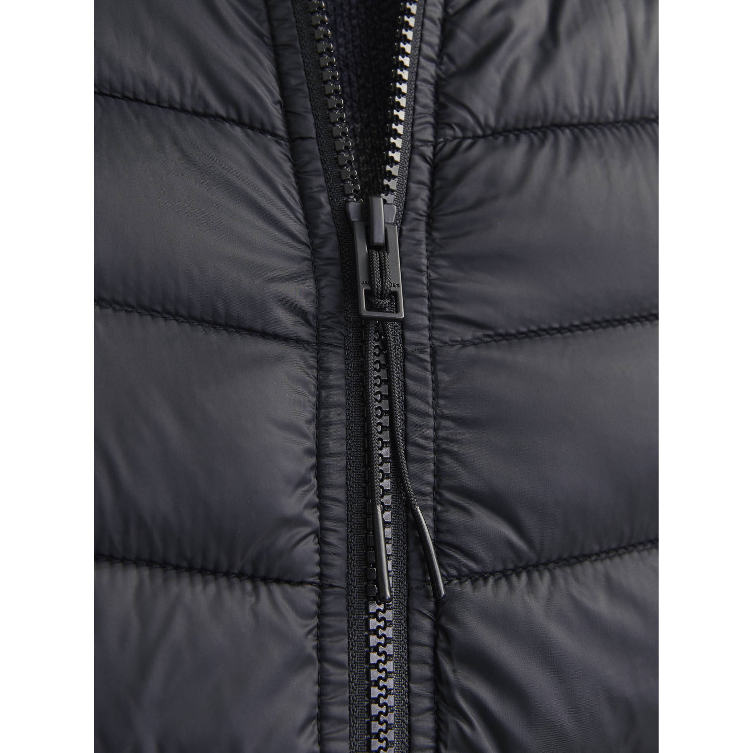 JACK & JONES ESSENTIALS gewatteerde jas JJESPRINT zwart